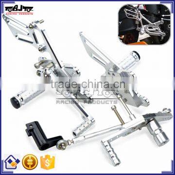 ARS-CBR1000-08 Highly Recommended CNC Billet Racing Bracket Motorcycle Footpegs For Honda CBR1000RR 2008-2014