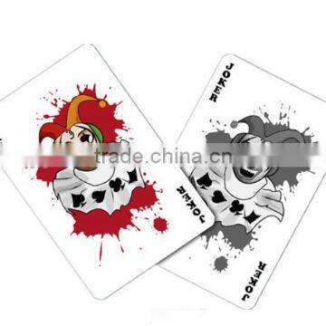 Custom printing card game paper poker playing cards