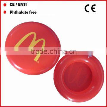 Hot sale Mcdonald's inflatable frisbee toys for promotion