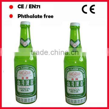 promotional PVC inflatable beer bottles custom shape