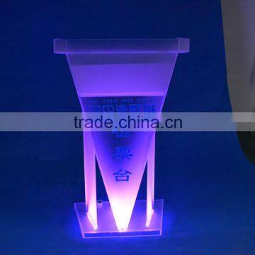 Customized Led Bar Table,acrylic Lectern Podium With Drawers photo-5