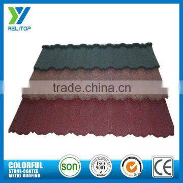 Hot selling stone coated water resistance steel sheet roof tile wholesale price