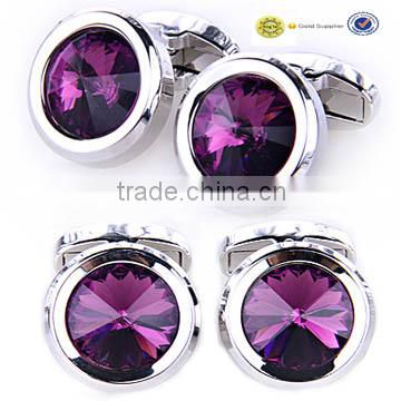 high quality manufacture professional custom handkerchief tie cufflinks