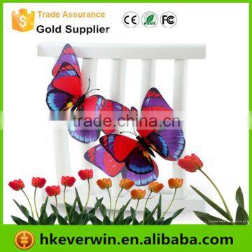Spring Ornament 3D Purple decorative butterfly wall decor