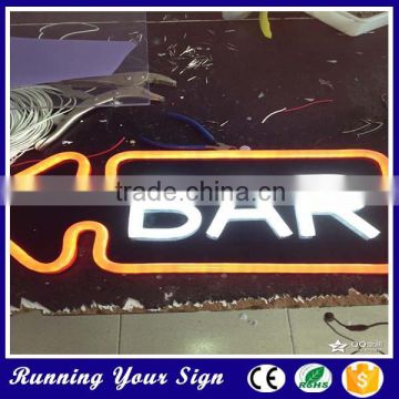 2015 New style neon letter bars open neon sign