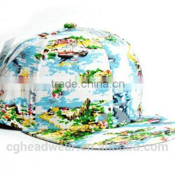 Custom snapback hats wholesale/snapback cap/faux leather snapback cap