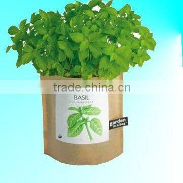 Plastic Lined Stand Up Kraft Paper For Flower Soil