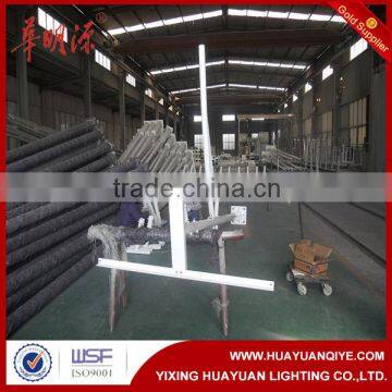 Solar power energy steel street lamp post and lighting pole