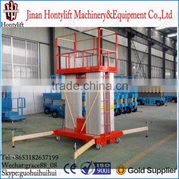 aluminum lift platform/one man lift/single person hydraulic lifts