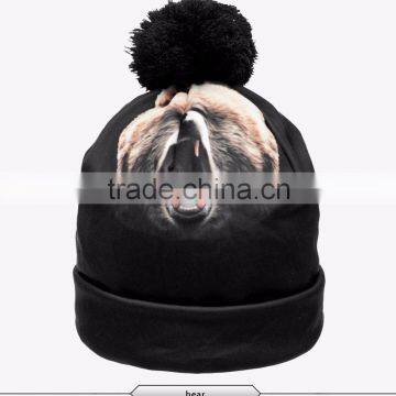 New design custom oso animal latest high quality ready stock ladies beanie