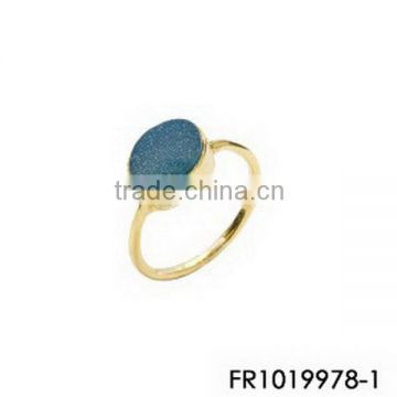 14K Gold Wholesale Druzy Stone Ring