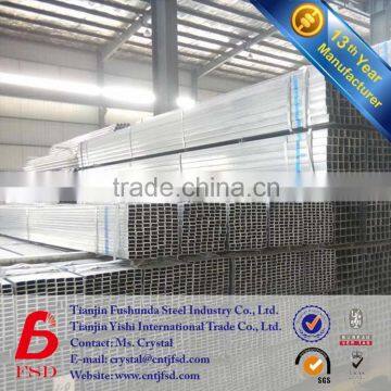 pre galvanized tube structure steel square tube