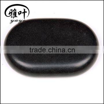 Natural Black Marble stone Hot massage stone