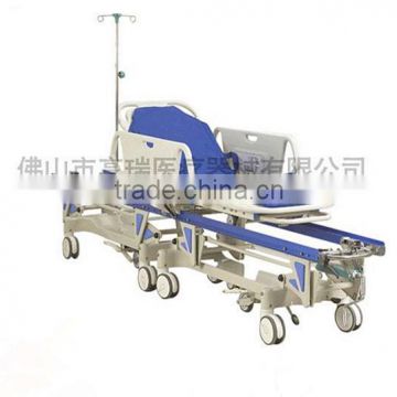 2016 Deluxe hospital medical transitional stretcher emergency bed trolley