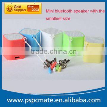 Smallest Mini Bluetooth Speaker with Remote Shutter for Mobile Phone