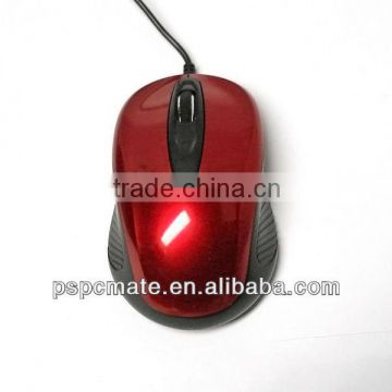 3d wired mouse /white color computer mouse