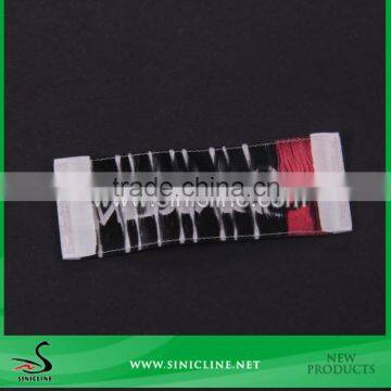 Sinicline Customize High Density Damask Woven Main Label for Clothing