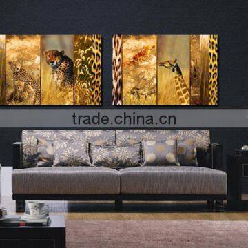 Modern Animal Oil Painting on Canvas for Bedroom Decoration