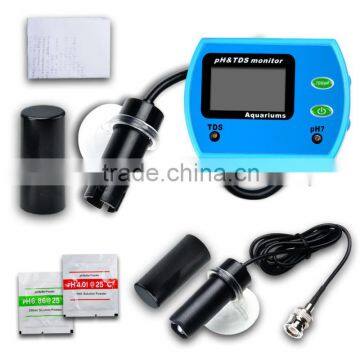 2in1 pH TDS Water Monitor Aquarium Hydroponic ATC Pool Replaceable pH Probe