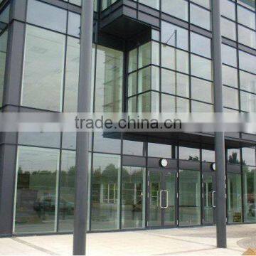 Exterior aluminum Structural Glass Curtain Wall/Laminated Glass for glass facades