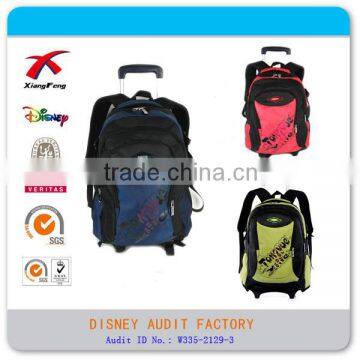 2015 XFB fashion school wheeled market trolley bag