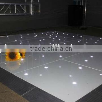 alibaba cheap black and white led dance floor for DJ /KTV/car show