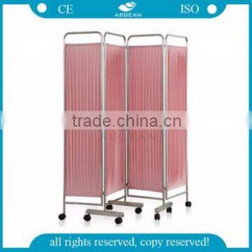 AG-SC001 steel frame foldable hospital bedside screen