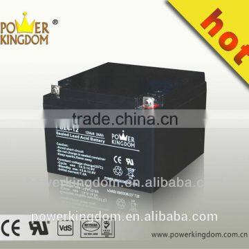 12V 24Ah Wet Cell Battery Rechargeable AGM Battery SLA Battery