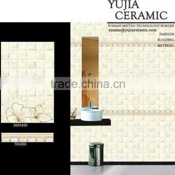 Hot sale beautiful decorative ceramic tile standard size 300x450