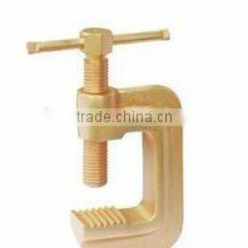 Anti-spark safety tool aluminum bronze G clamp