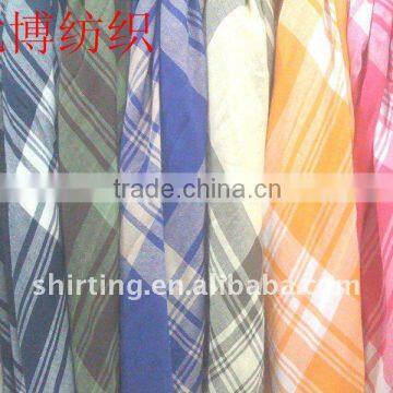 100% COTTON YARN DYED TWILL FABRIC WITH READY BULK
