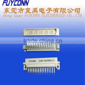 3 rows 48 Pin DIN 41612 B Type Right Angle Male Eurocard connector