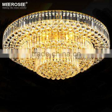 Large Hotel Crystal Ceiling Light, Golden Big Crystal Ceiling Light MD83043