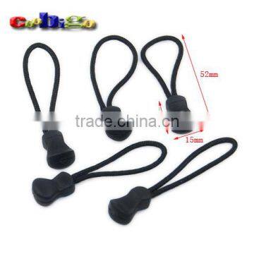 Cord Zipper Pull Strap Lariat Black For Apparel Accessories #FLC134-B photo-3
