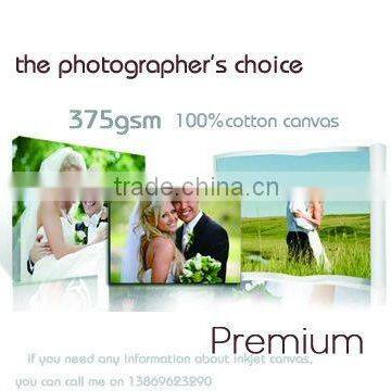 OEM Artist stretched cotton canvas for wedding picture