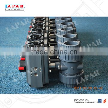 LAPAR Pneumatic Plastic Ball Valve