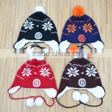 Fashionable pompom top ball 2015 trendy beanie