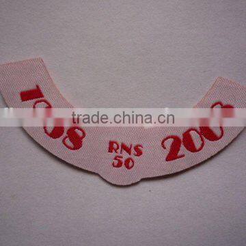 Woven label