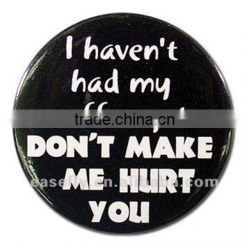 personalized button tin badge