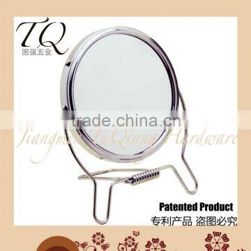 antique table dressing mirror with chrome plated