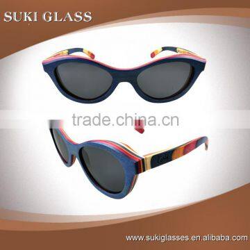 2016 OEM Bamboo Wood Sunglasses Polarized Lens Optical Attribute Sunglasses photo-2