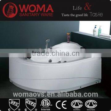 indoor cheap Acrylic whirlpool bathtub hot sale in poland