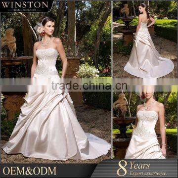 New arrival product wholesale Beautiful Fashion rami kadi wedding dress