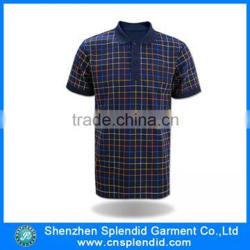 Wholesale clothing market men cross color polo shirts