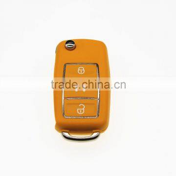 VW car sheet remote key with orange color for beatles, passat