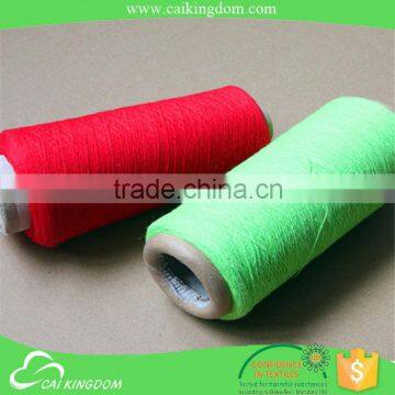 Cheap good quality cotton working glove dyed knitted yarn price,cone yarn for knitting machine