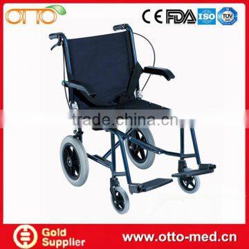 Aluminum transport wheelchiar