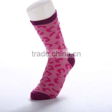 woman socks cotton girl socks leopard print socks