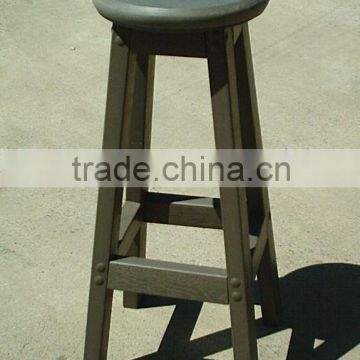 Outdoor patio furniture bar stool and table