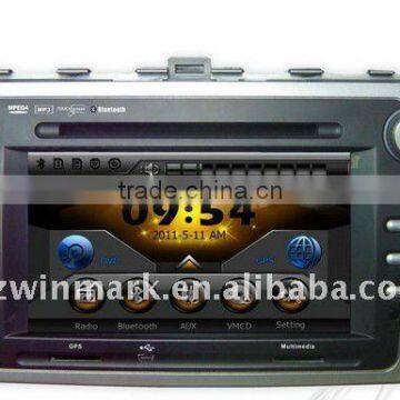 7"HD 2 din Car radio dvd player car gps with BT Radio etc. for Mazda-6